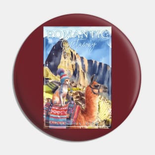 Romantic Andes Getaway Cat Sphynx Life 38S Pin