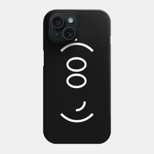 Kaomoji Ghost Japanese Emoticon Phone Case