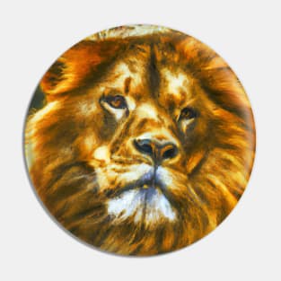 Lion with Crown Pin