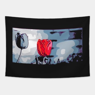 Two tulips Tapestry