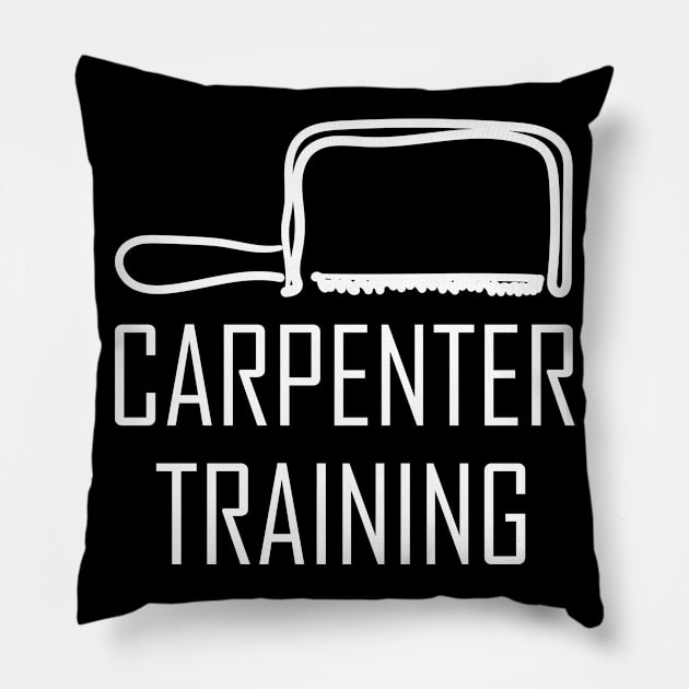 Carpenter carpenter carpenters craftsman saws Pillow by Johnny_Sk3tch