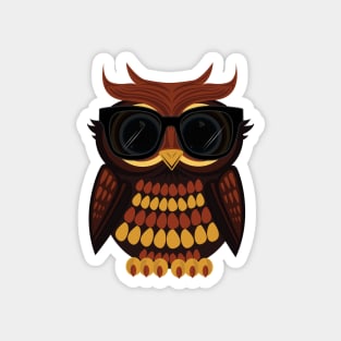 Cool Owl Magnet