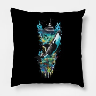 Orca Killer Whale Pillow