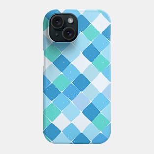 Pocket - Summer Swimming Pool Terrazo Tiles Blue Phone Case