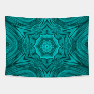 Turquoise Flower Malachite Stone Tapestry