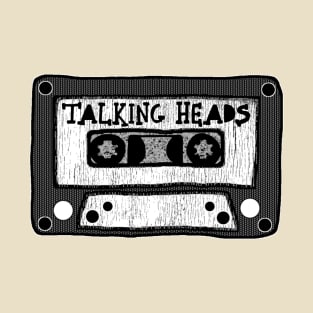 talking heads cassette black and white T-Shirt