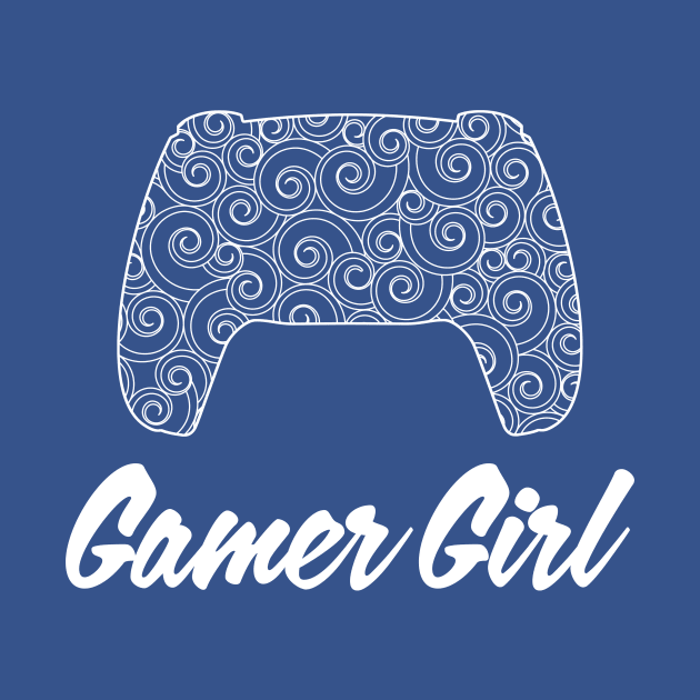 Gamer Girl, Whirlesque Video Game Console Controller by cottoncanvas