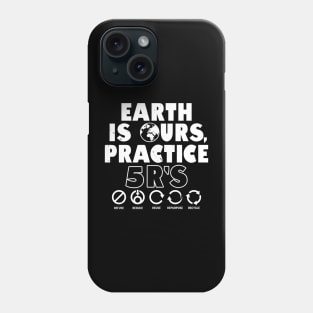 Earth Day 2024 Environmental Poetic Slogan Phone Case