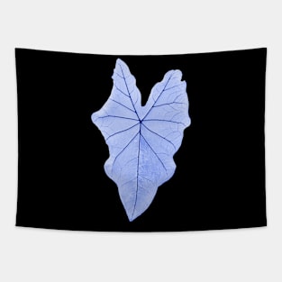 Leaf Blue Tapestry