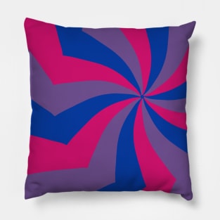 Bisexual Pride Starburst Pillow