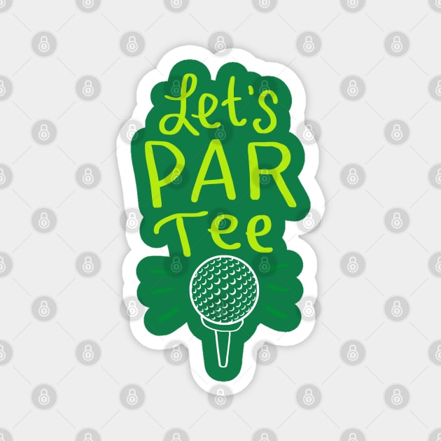 Funny Golf Shirts and Gifts - Lethes Par Tee / Party Magnet by Shirtbubble