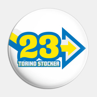 1975 - Torino Stocker (Blue on White) Pin