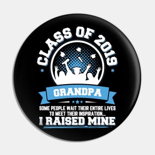 Proud Grandpa Of A Class Of 2019 Graduate Pin