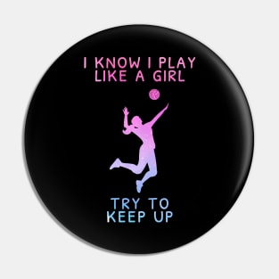 volleyball girl Pin