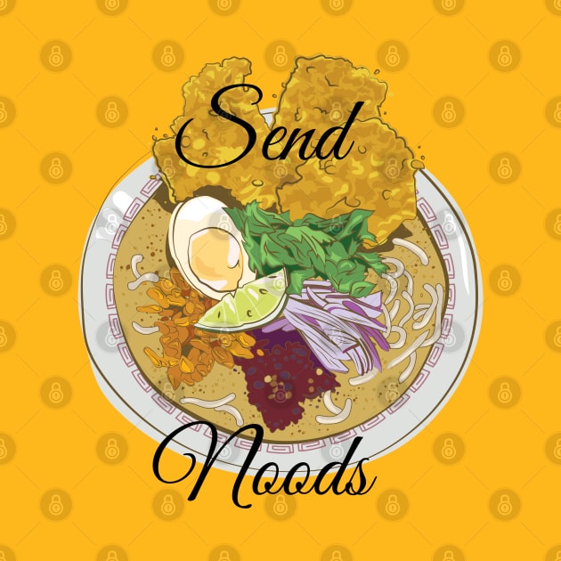 Send Noods (Mohinga Burmese version) by shwewawah