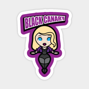 Tooniefied Black Canary Magnet