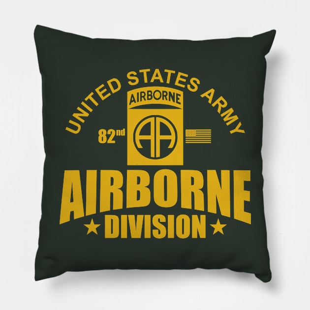 82nd Airborne Division Pillow by Tailgunnerstudios