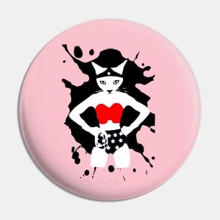 cat woman cool design Pin