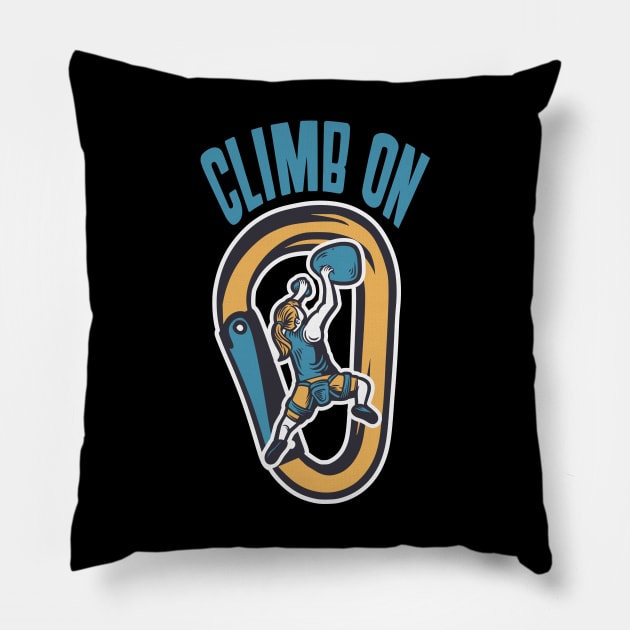 Climb on Pillow by Unestore