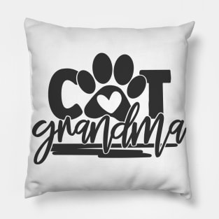 Cat Grandma Funny Cat Lover Grandma Pillow