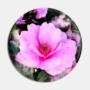 Pink camellia Pin