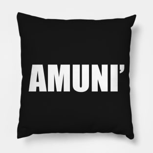 Amuni Sicilian Word Sicily Sicilia Funny Gift Regalo Pillow