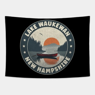 Lake Waukewan New Hampshire Sunset Tapestry