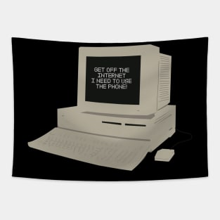 90s Desktop Computer dial up internet Tapestry