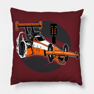 DRAGRACE CAR MONSTER Pillow