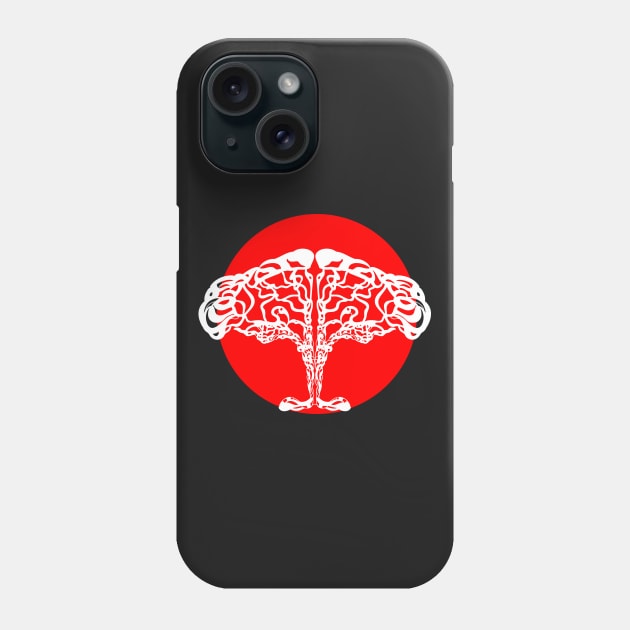 african sunset tree Phone Case by foxycated