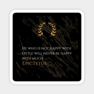 The Pursuit of Lasting Happiness: Epictetus's Insight Magnet