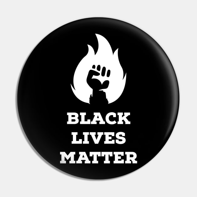 Black Lives Matter Pin by crocozen