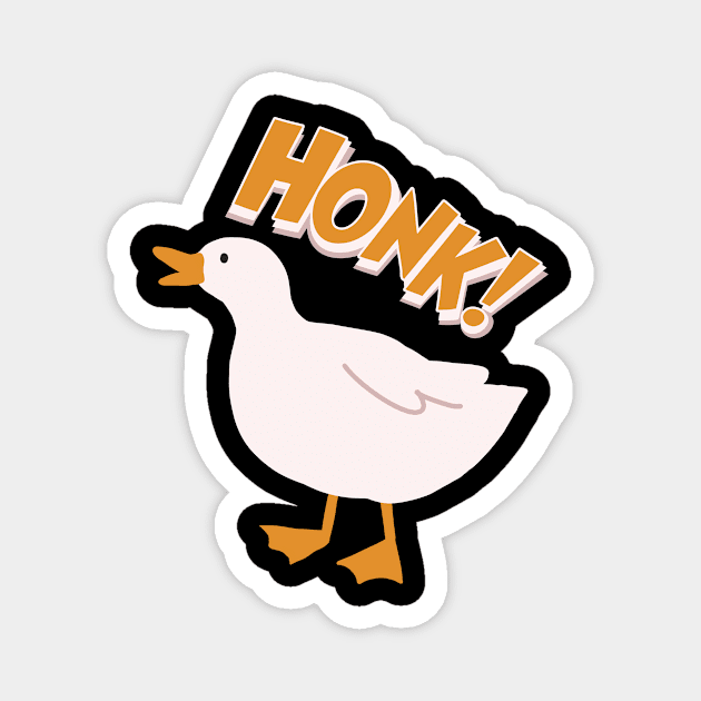 Honk Goose Magnet by The WYLD Tribe