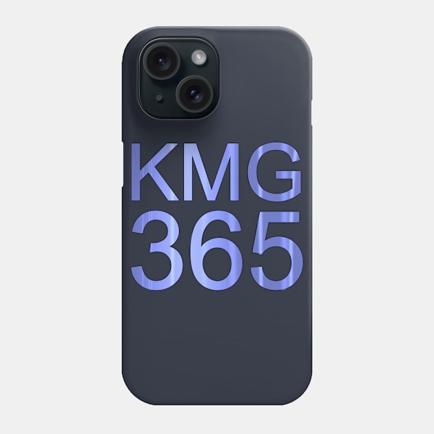 KMG 365 (Blue Metallic) Phone Case by Vandalay Industries