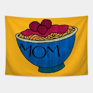 Mom Spaghetti Tapestry