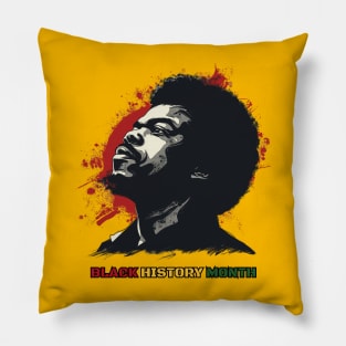 Black History Month A Black History Month Celebration Design Pillow