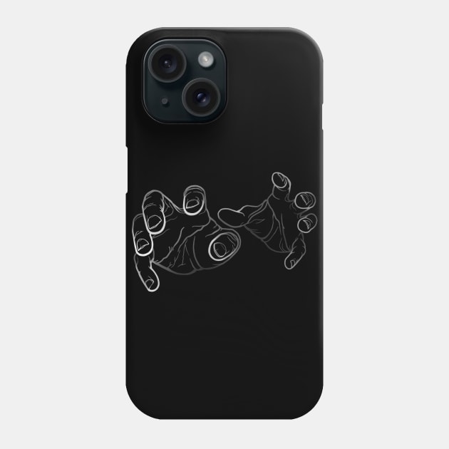 Horror Hands! Phone Case by RubyRed