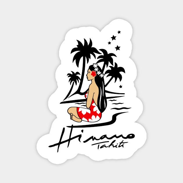 Cool Man Hinano Tahiti Logo Nuova Magnet by Zacharys Harris