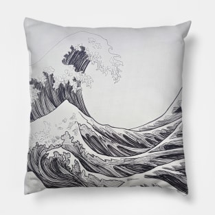 The Great Wave Pillow