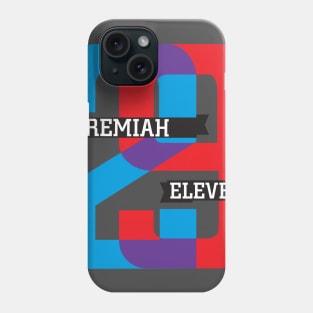 Jeremiah 29:11 Bible Verse Design. Christian Prints Phone Case