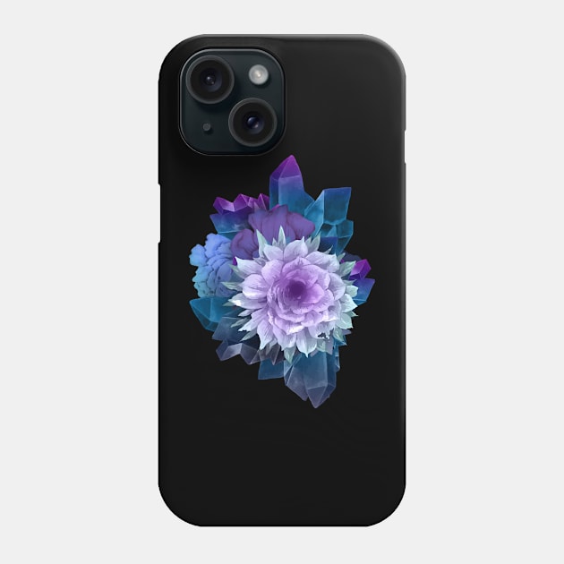 Crystal Floral Phone Case by shaireproductions