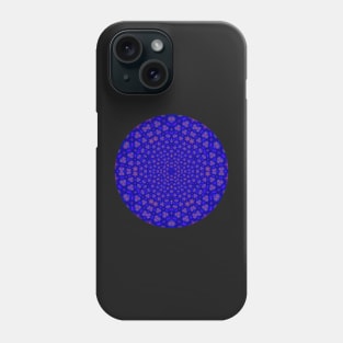 Deep Blue Mandala Phone Case