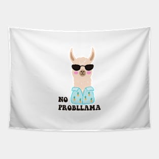 llama - no probllama - funny Tapestry