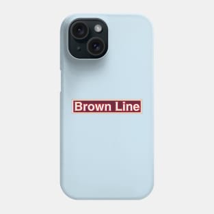 Brown Line Phone Case