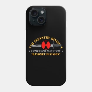 7th Infantry Division - Bayonet Division Phone Case