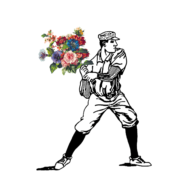 Baseball & Flowers by creativewrld