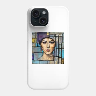 stained glass with  Monica Phone Case