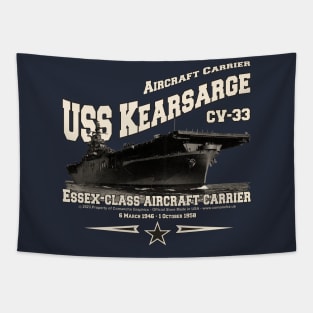 USS KEARSARGE CV-33 aircraft carrier veterans Tapestry