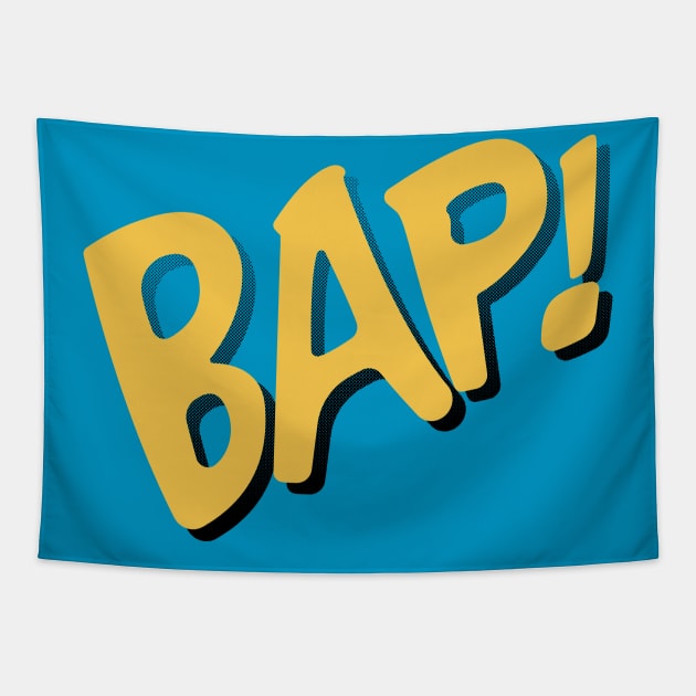 BAP! Fighting Sounds Tapestry by deancoledesign