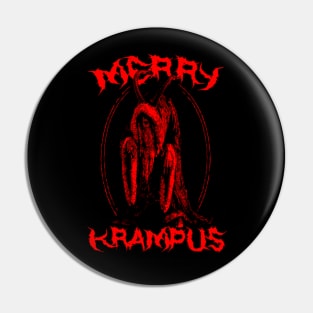 Merry Krampus Pin